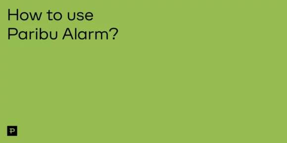 How to use Paribu Alarm? - ParibuLog