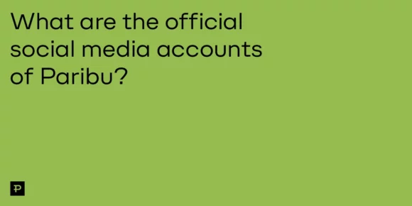 What are the official social media accounts of Paribu? - ParibuLog