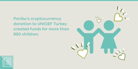 Funds delivered to approximately 1000 children through Paribu-led donation project for UNICEF Turkey 1 Funds delivered to approximately 1000 children through Paribu-led donation project for UNICEF Turkey - ParibuLog