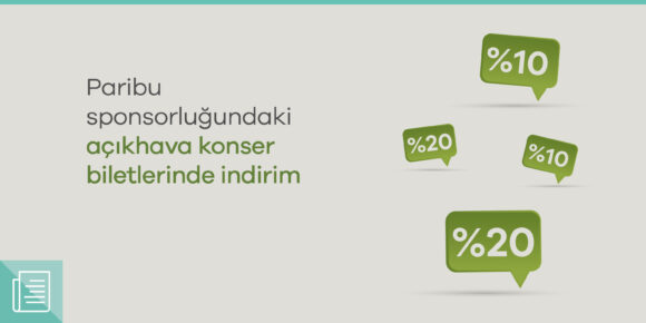 Paribu sponsorluğundaki açıkhava konser biletlerinde indirim fırsatı - ParibuLog