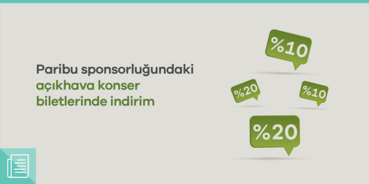 Paribu sponsorluğundaki açıkhava konser biletlerinde indirim fırsatı 1 Paribu sponsorluğundaki açıkhava konser biletlerinde indirim fırsatı - ParibuLog