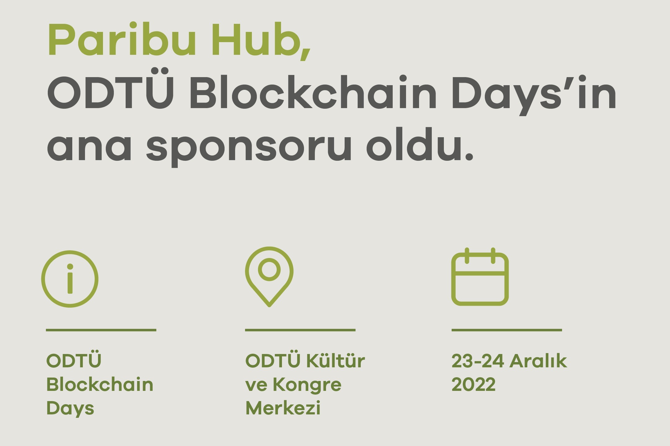 ODTÜ Blockchain Topluluğu ODTÜ Blockchain Days